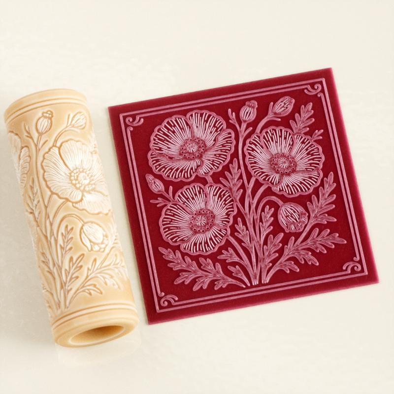 Embroidery Texture - Rolo de Textura de Argila com