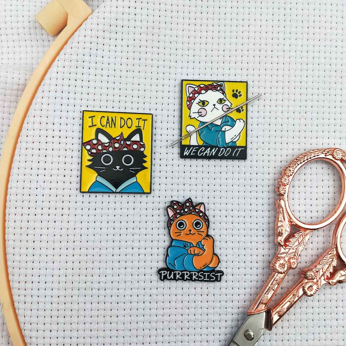 Needle Minder Magnet - Imã Porta Agulhas para Ponto Cruz,