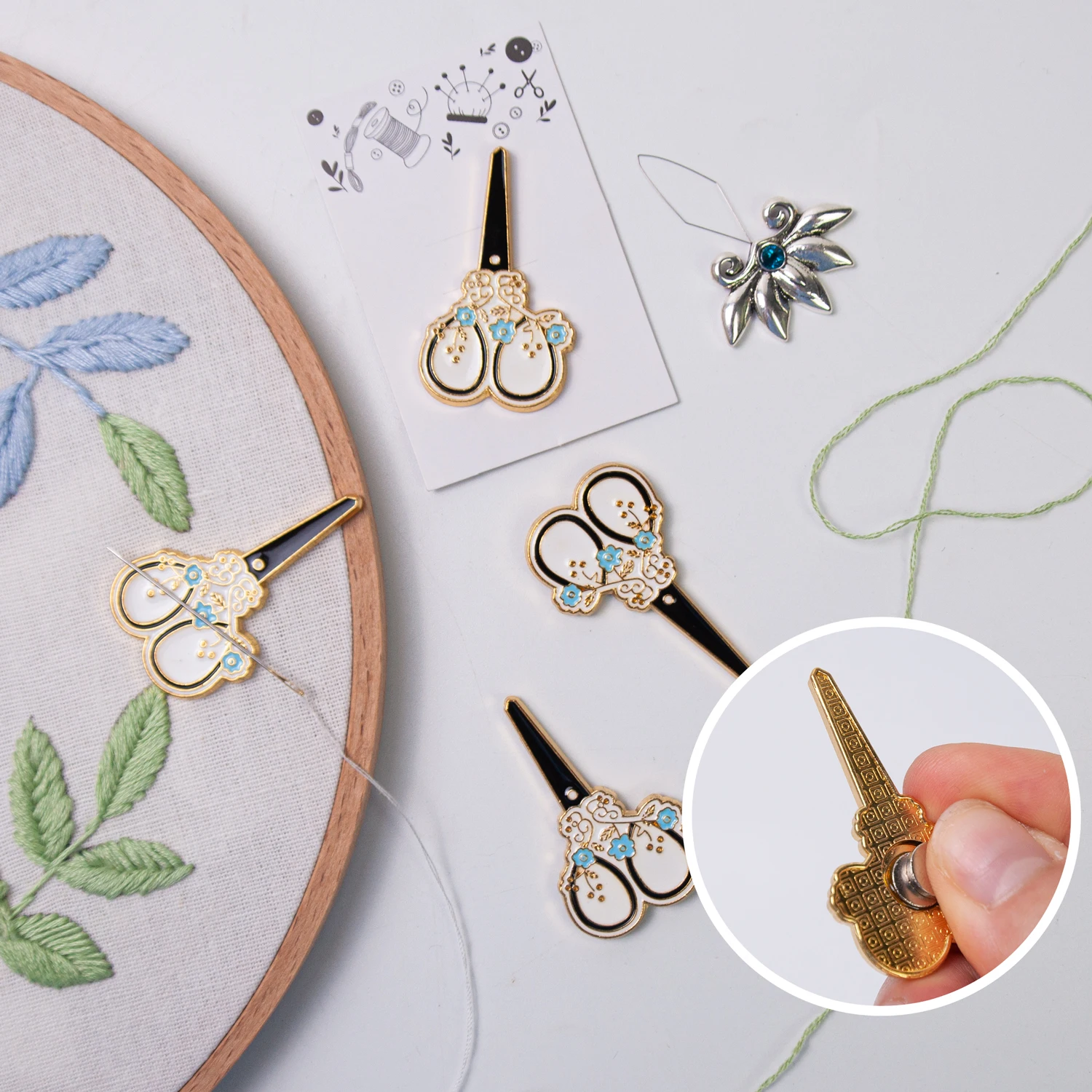 Needle Minder Magnet - Agulha minder costura magnética keeper esmalte