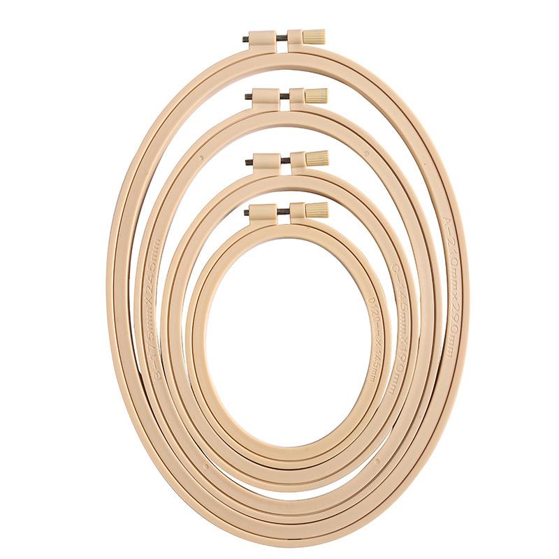 Embroidery Hoop Plastic - Aros De Bordado Oval De Plástico