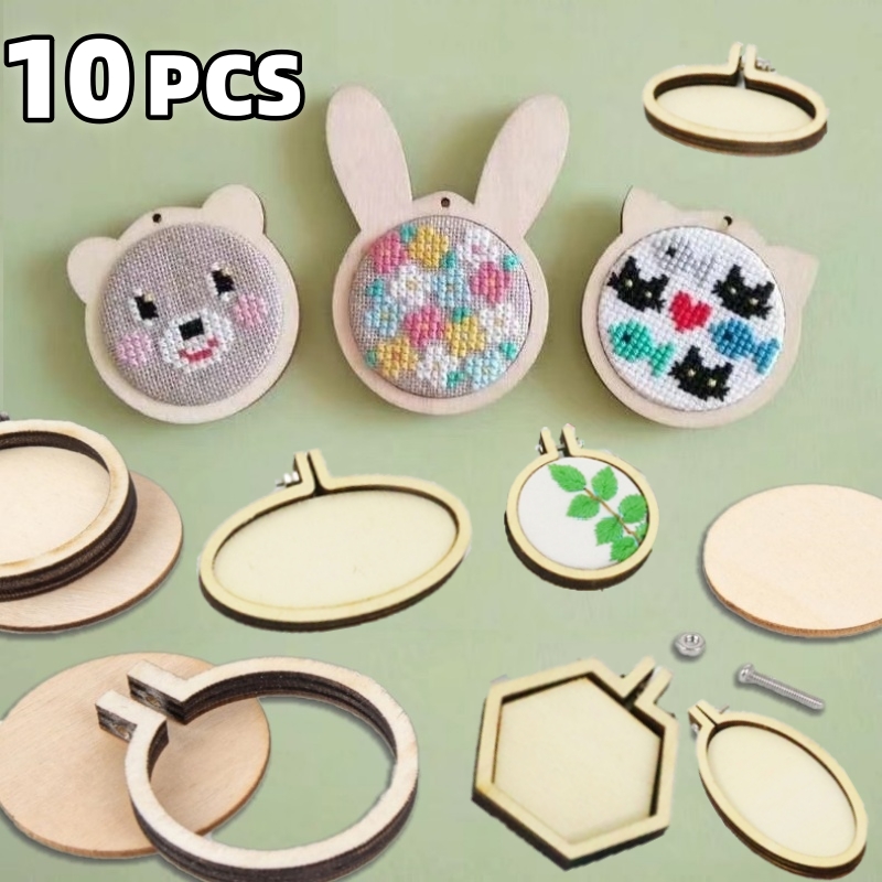 Embroidery Ring - 10 pçs mini aro de bordado