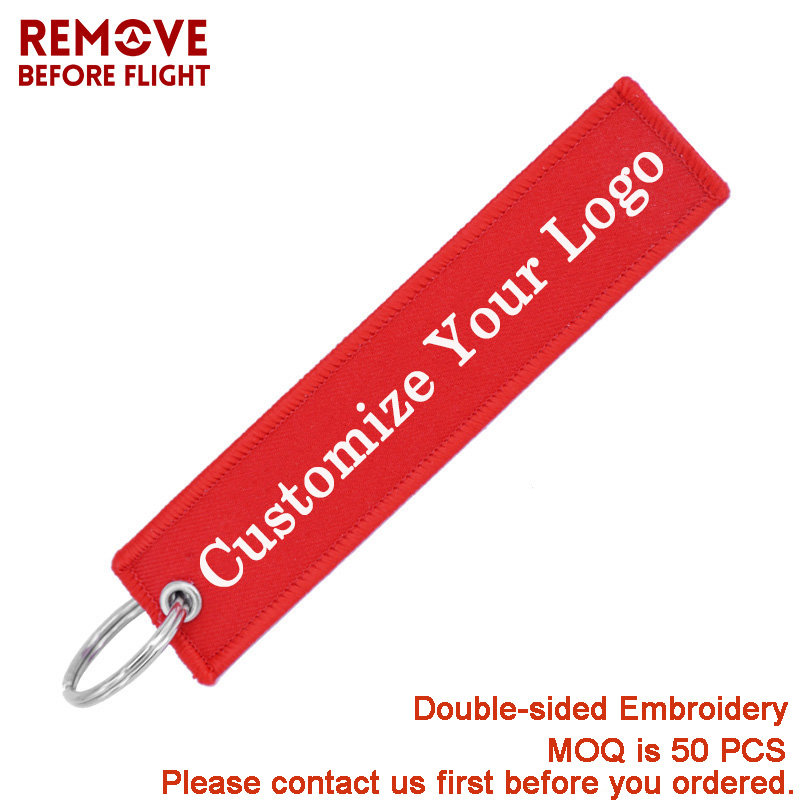 Embroidery Ring - Moda jóias personalizado chaveiro llaveros etiqueta
