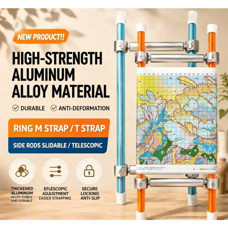 Hoop Tightener Tool - Suporte de Alumínio Deslizante de Terceira