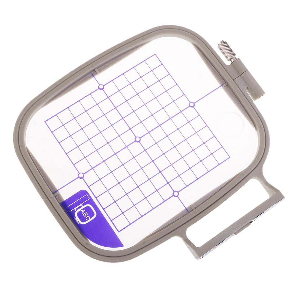 Embroidery Hoop Plastic - Suporte Ajustável para Bastidor de Máquina