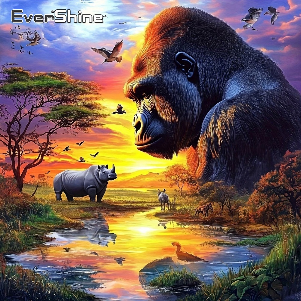 Embroidery Cross Stitch Patterns - Mosaico de Diamante Evershine: Pintura de