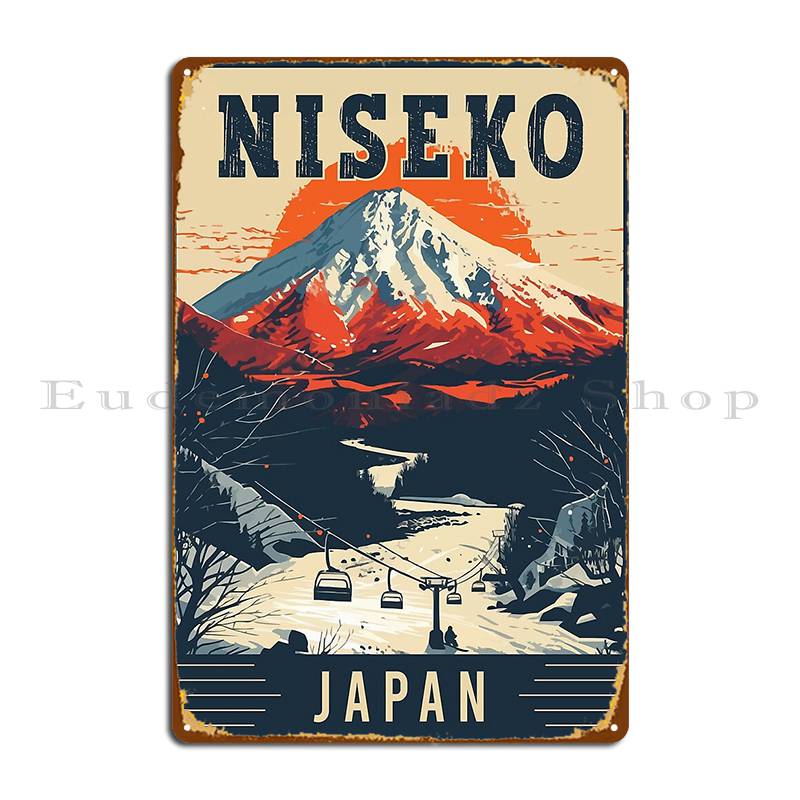 Embroidery Studio - Vintage Travel Art Metal Sign Poster,