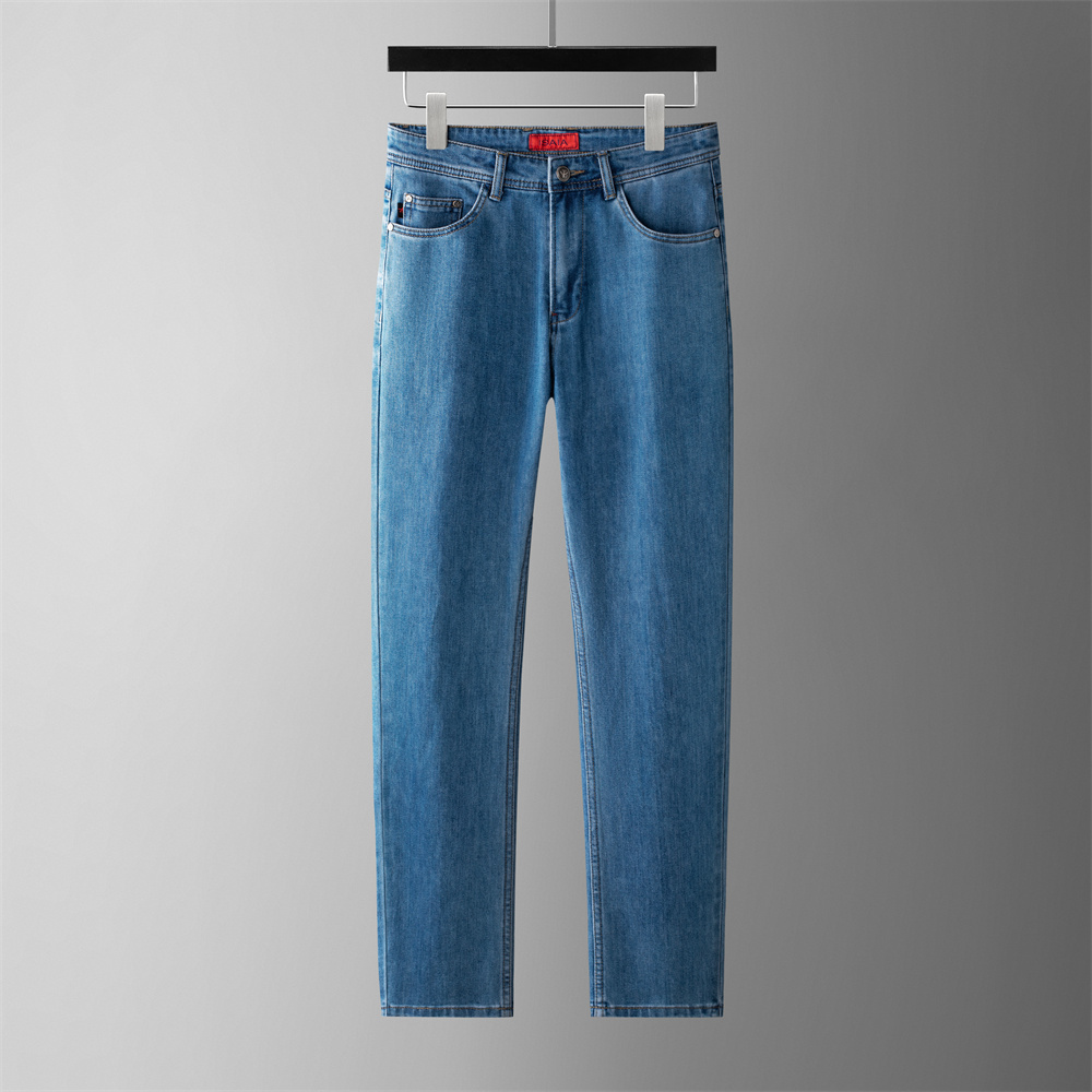 Oechli jeans de algodão fino m - Embroidery On Jeans avaliação e preço