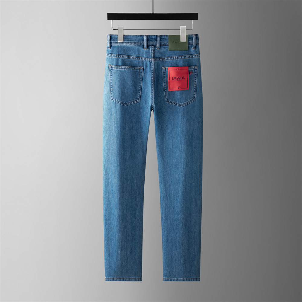 Oechli jeans de algodão fino m - Embroidery On Jeans avaliação e preço