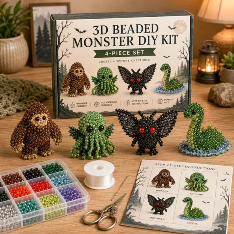 Kit de Bordado 3D com Miçangas - Embroidery Cross Stitch Patterns avaliação e preço