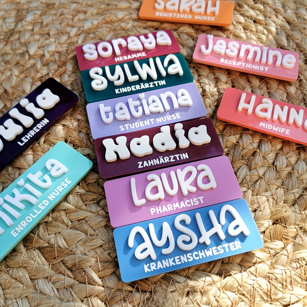 Broches Personalizados com Nom - Embroidery Texture avaliação e preço