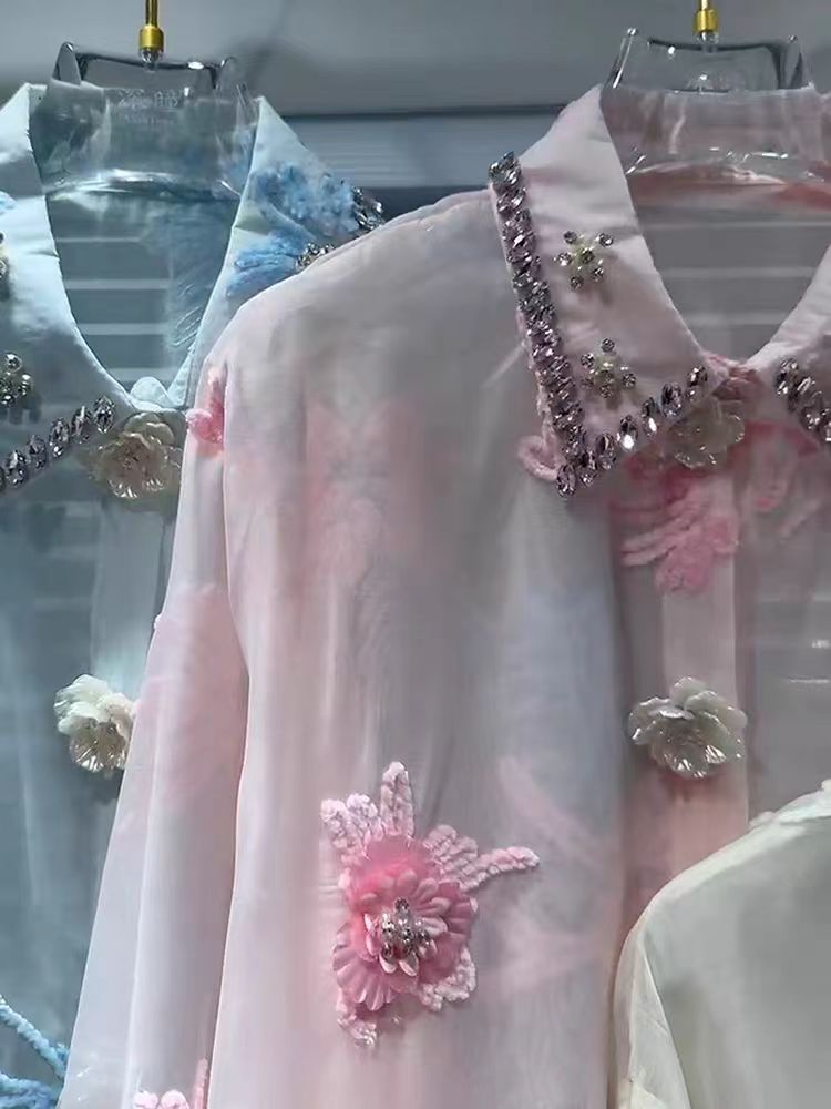 Camisas e Blusas Femininas de  - Embroidery Cardigan avaliação e preço
