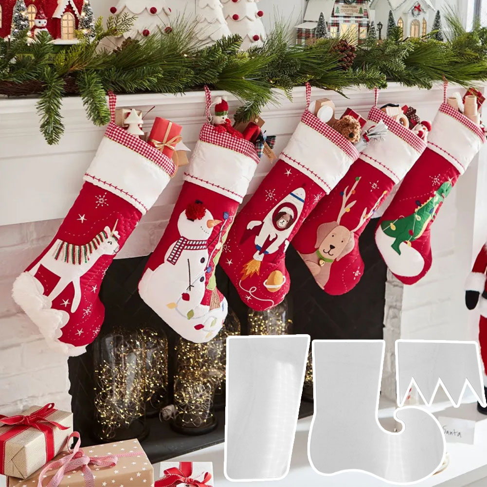 Modelo de meias de Natal perso - Embroidery Xmas Stocking avaliação e preço