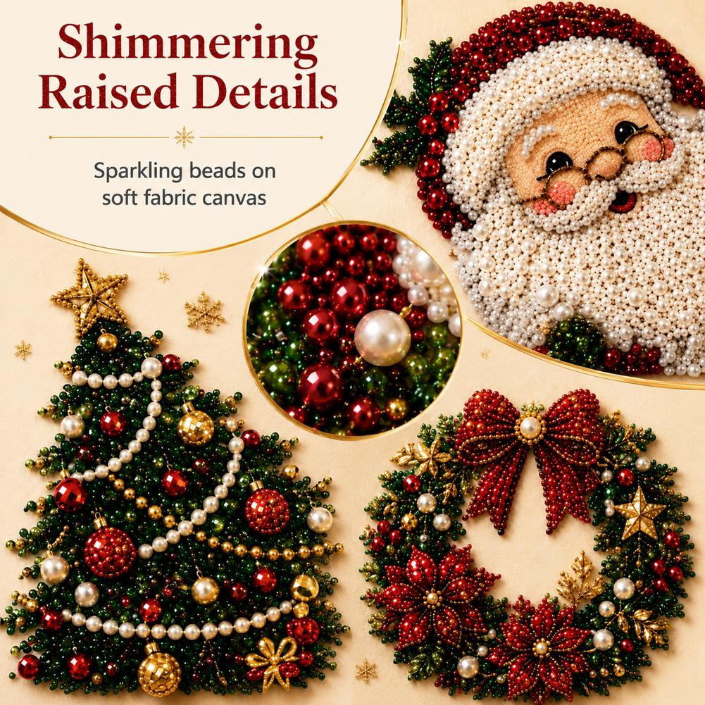 Kit de Arte com Pérolas DIY do - Embroidery Xmas avaliação e preço