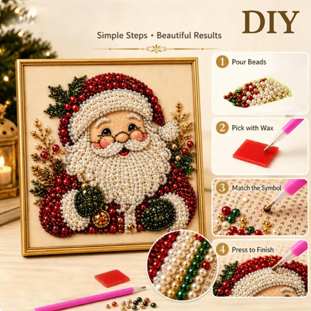 Kit de Arte com Pérolas DIY do - Embroidery Xmas avaliação e preço