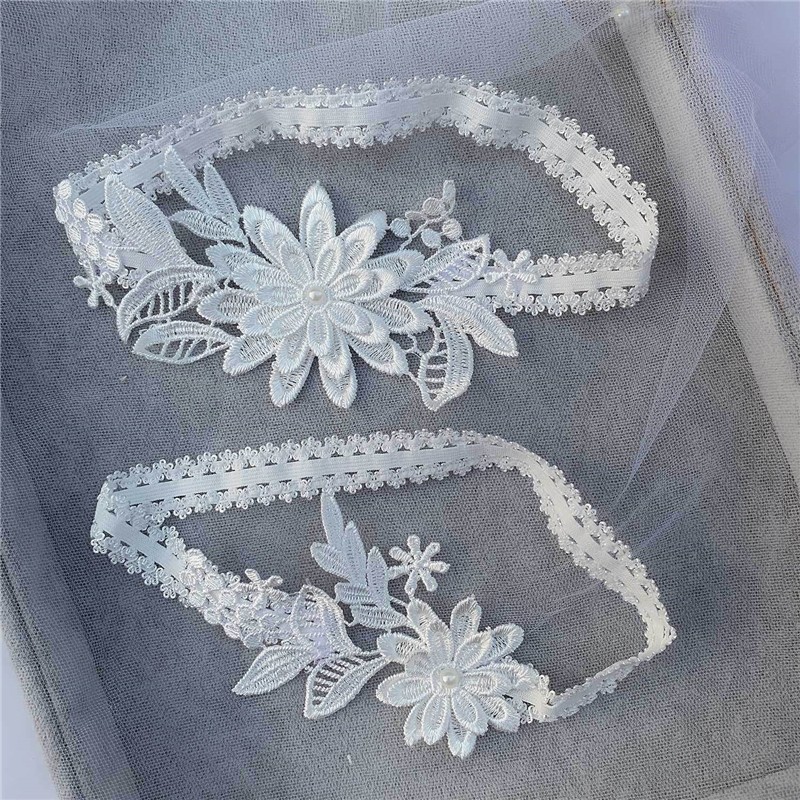 2 pçs casamento nupcial liga a - Embroidery Ring avaliação e preço