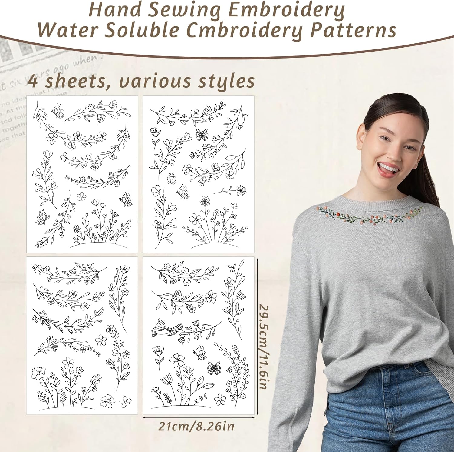 Papel de Bordado Solúvel em Ág - Embroidery Lovers avaliação e preço