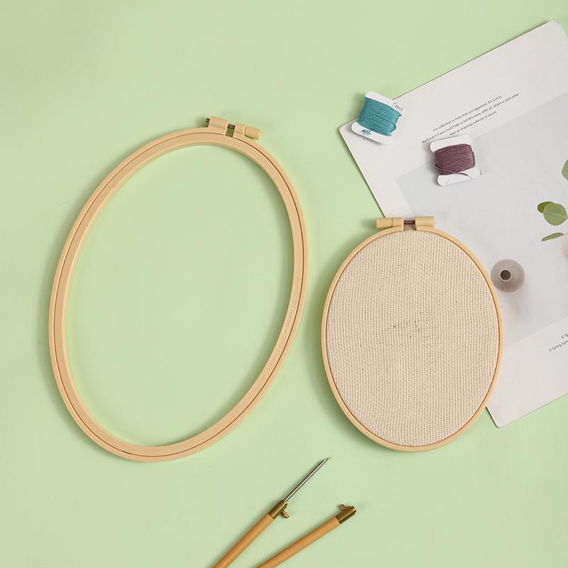 Aros De Bordado Oval De Plásti - Embroidery Hoop Plastic avaliação e preço