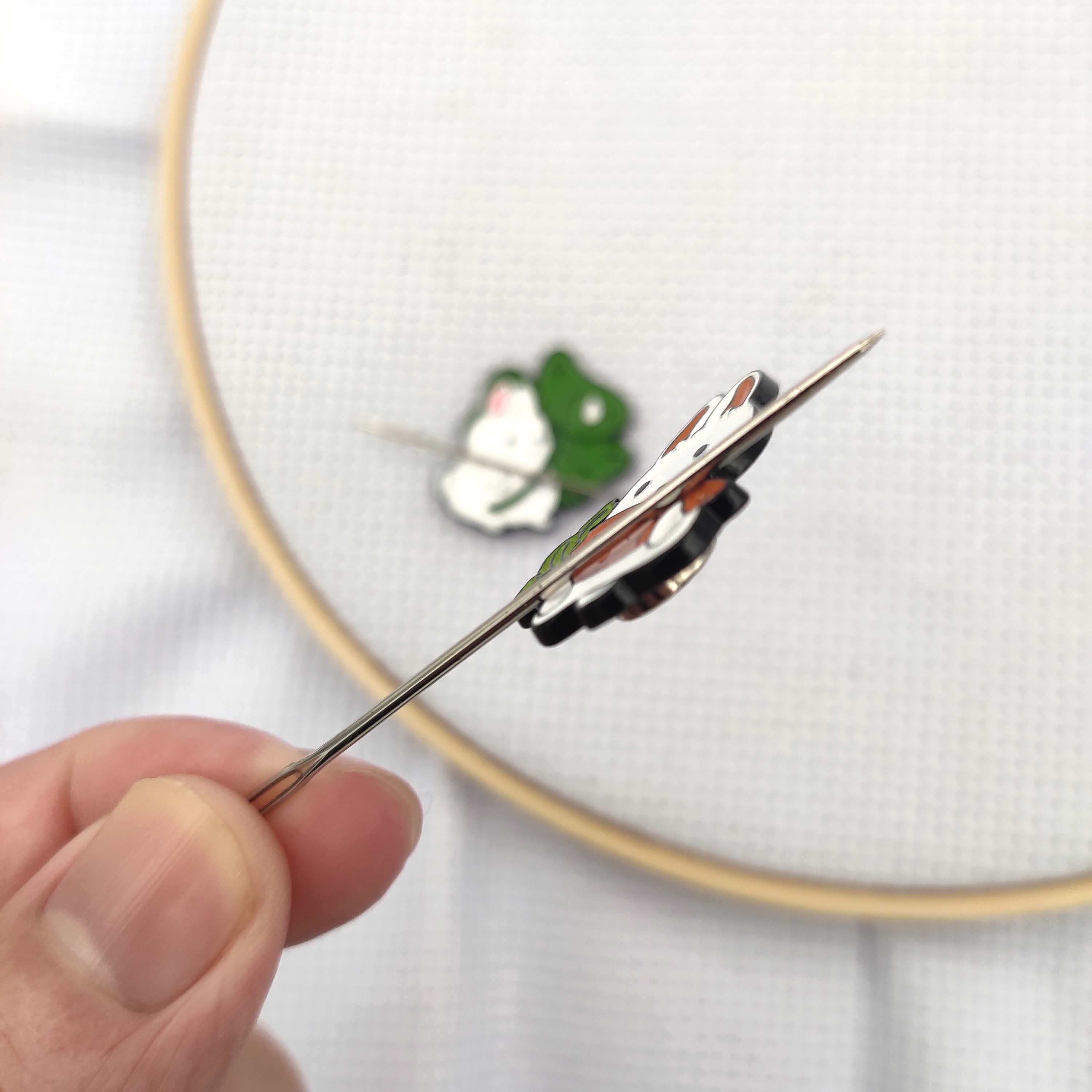 Agulha minder coelho, suporte  - Needle Minder Magnet avaliação e preço