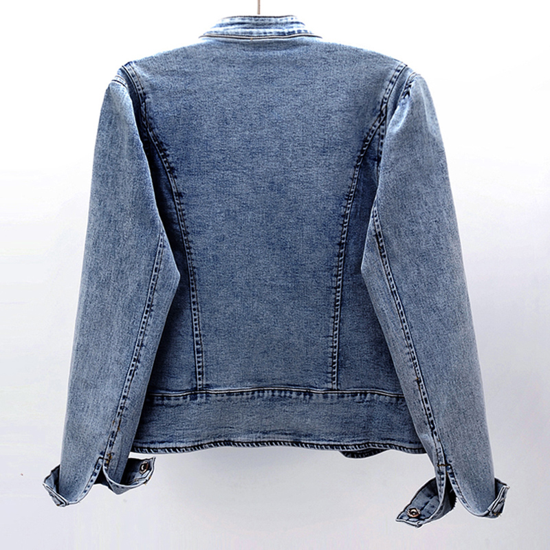 Jaqueta Jeans Feminina Curta B - Embroidery Cardigan avaliação e preço