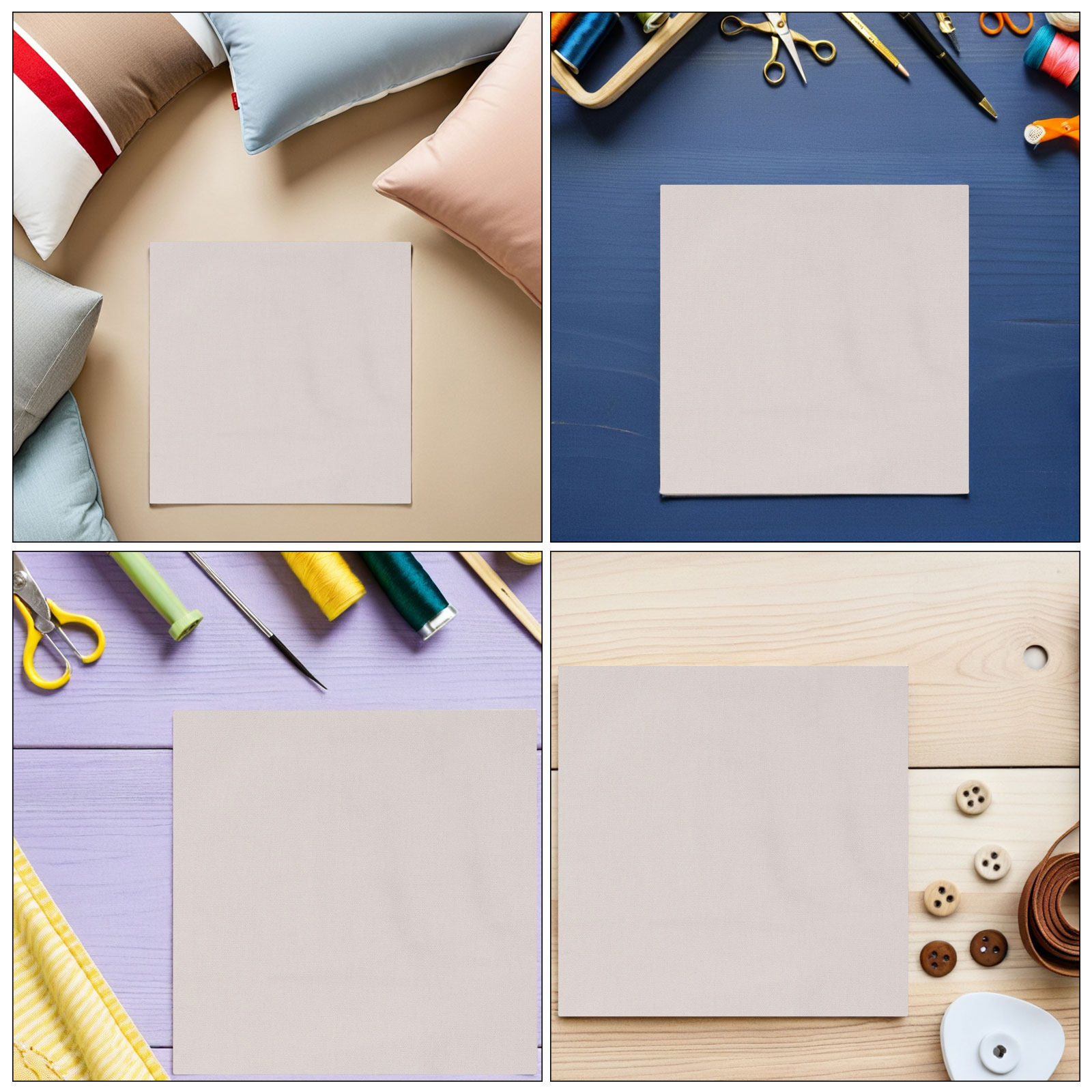 5 Peças de Tecido de Algodão e - Embroidery Texture avaliação e preço