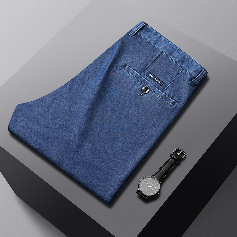 Calça Jeans Masculina Azul Cla - Embroidery On Jeans avaliação e preço