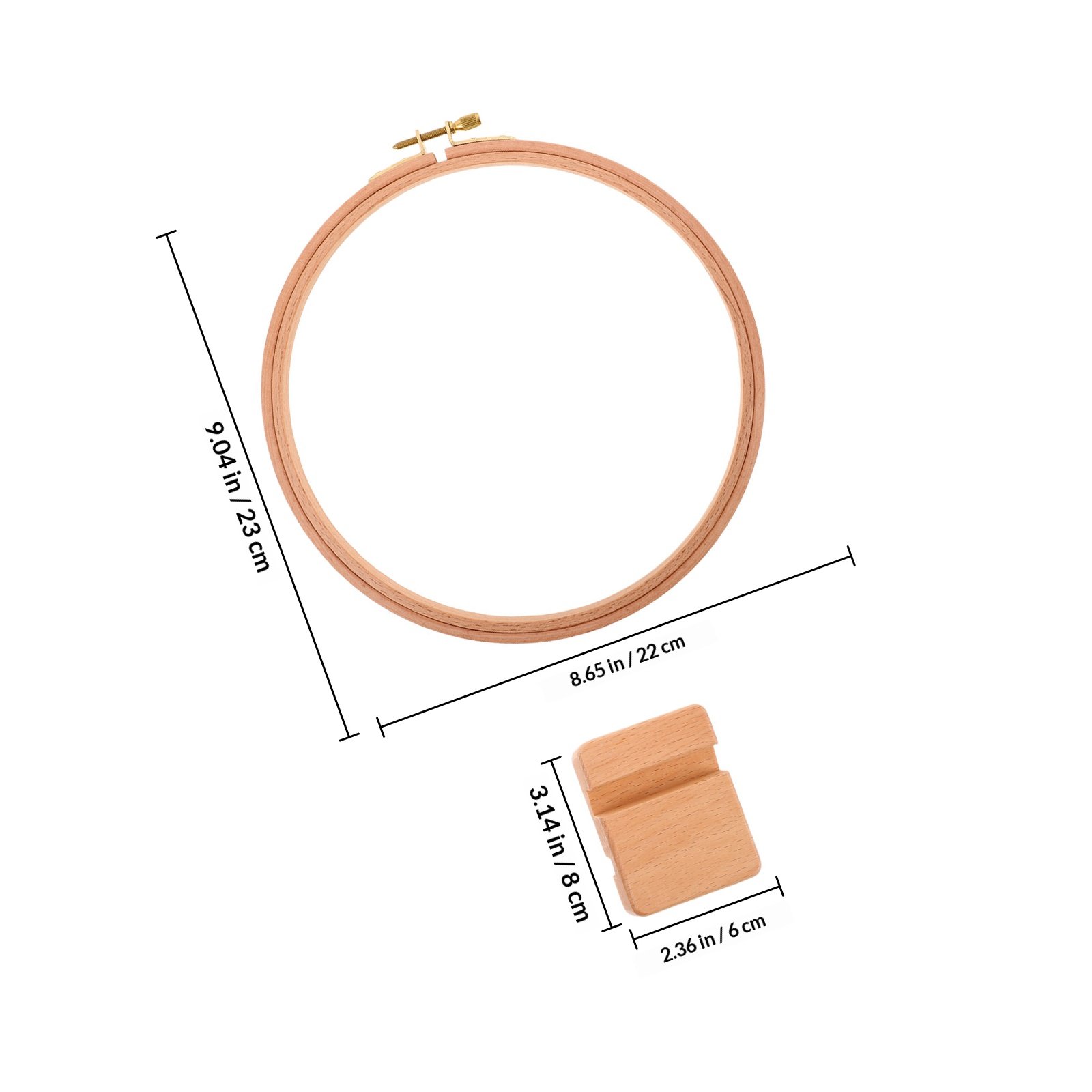 1 Conjunto de Suporte de Madei - Embroidery Hoop Plastic avaliação e preço