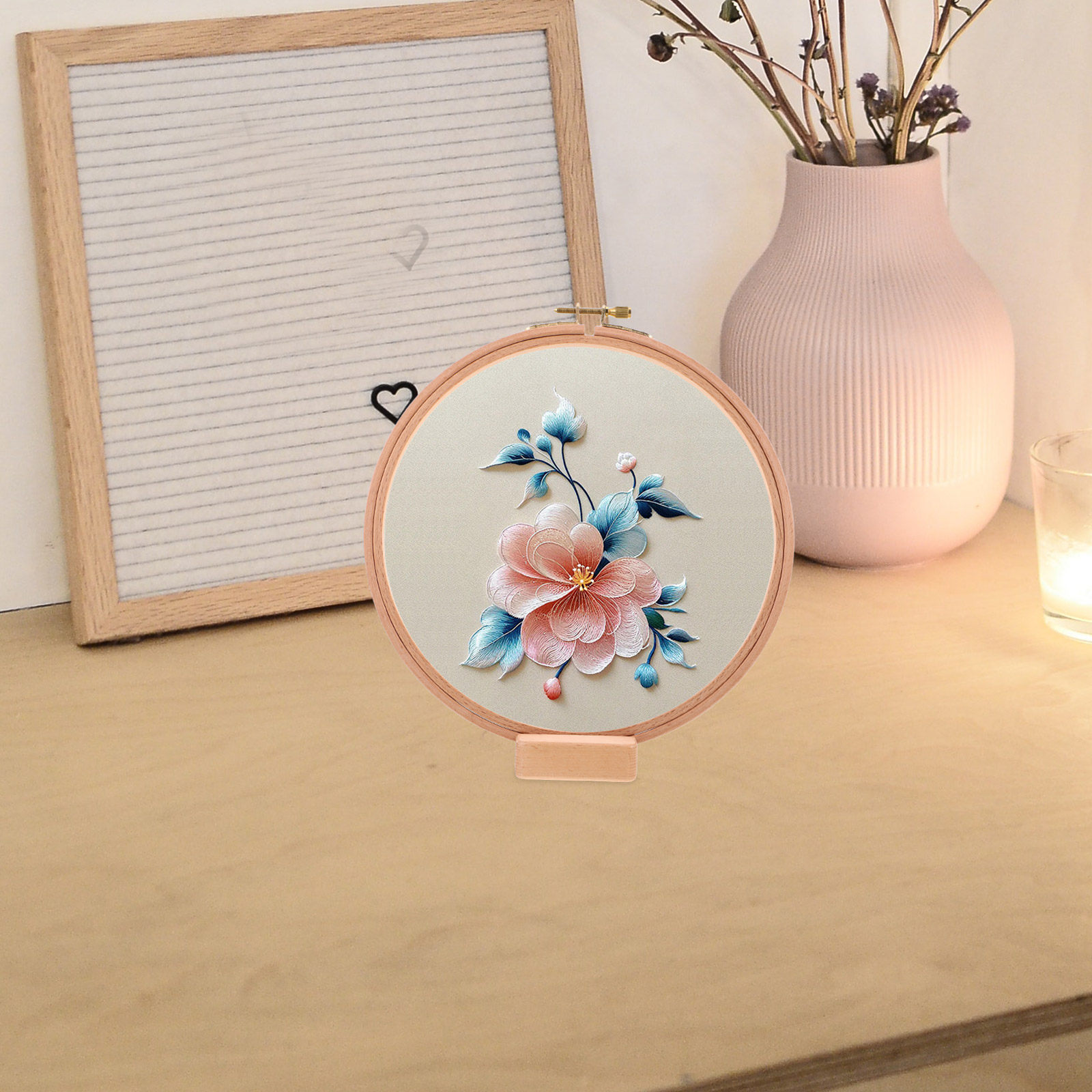 1 Conjunto de Suporte de Madei - Embroidery Hoop Plastic avaliação e preço