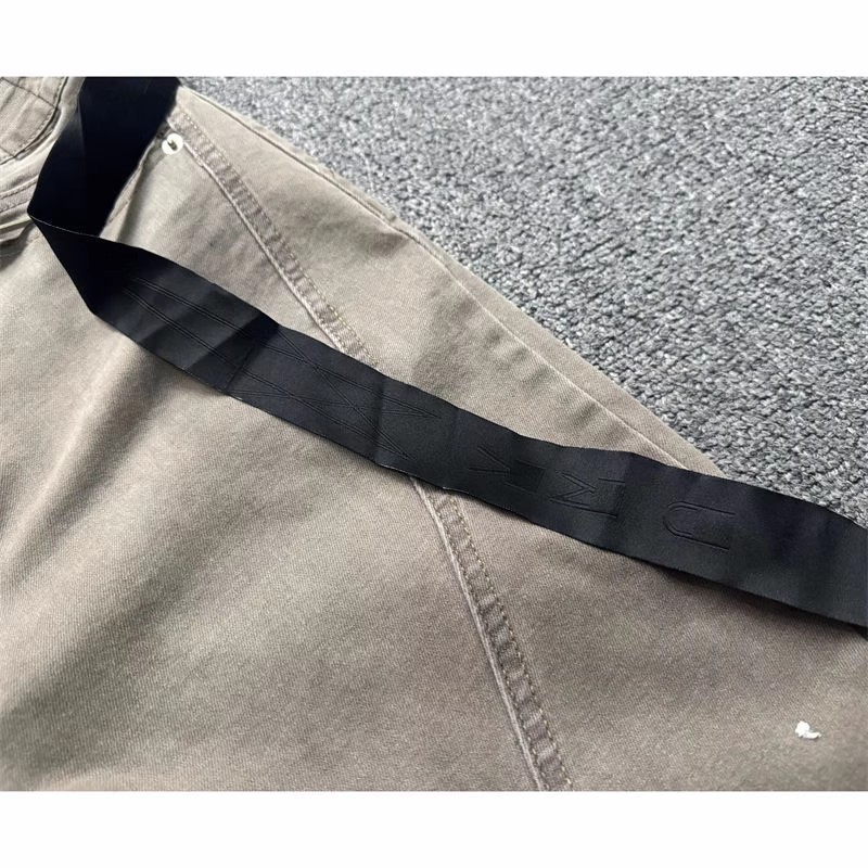 Nova marca rick areia zíper bo - Embroidery On Jeans avaliação e preço