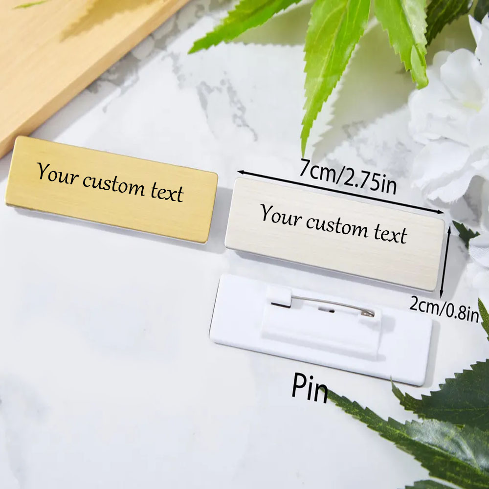 Placas de identidade de metal  - Embroidery Texture avaliação e preço