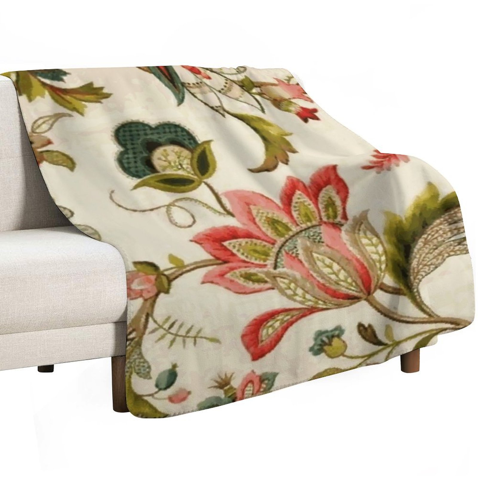 Manta Decorativa com Padrão Fl - Embroidery Vector avaliação e preço