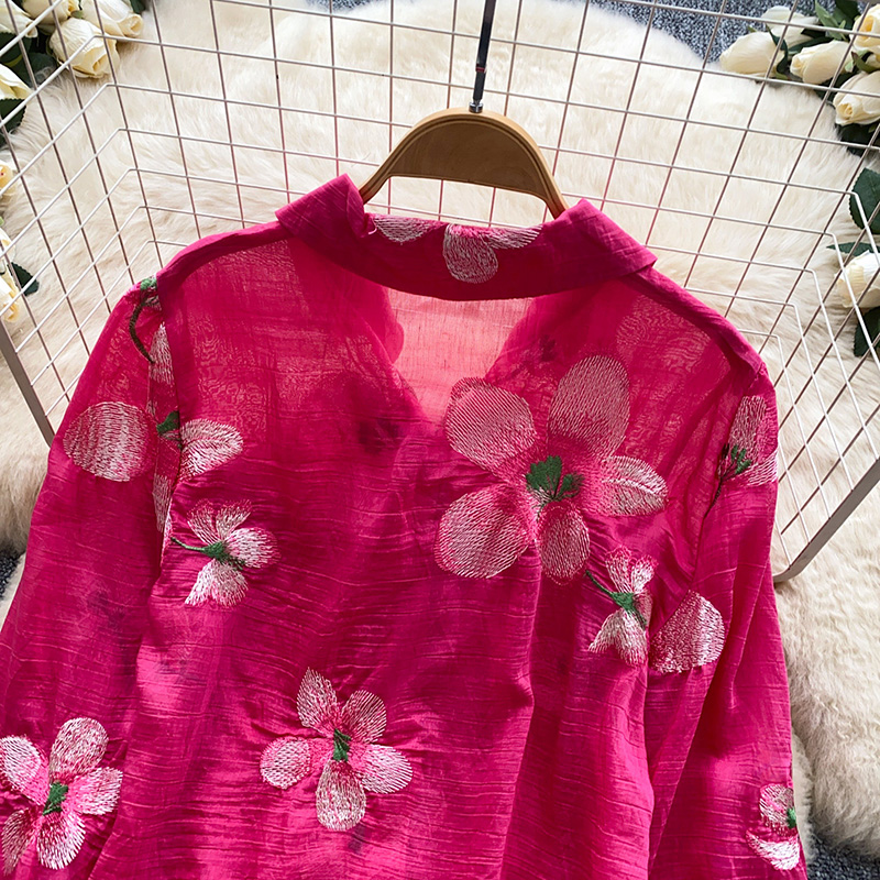 Cardigã Feminino Estilo Corean - Embroidery Cardigan avaliação e preço