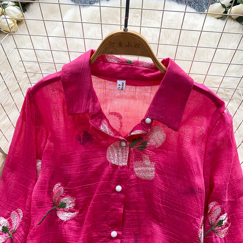 Cardigã Feminino Estilo Corean - Embroidery Cardigan avaliação e preço
