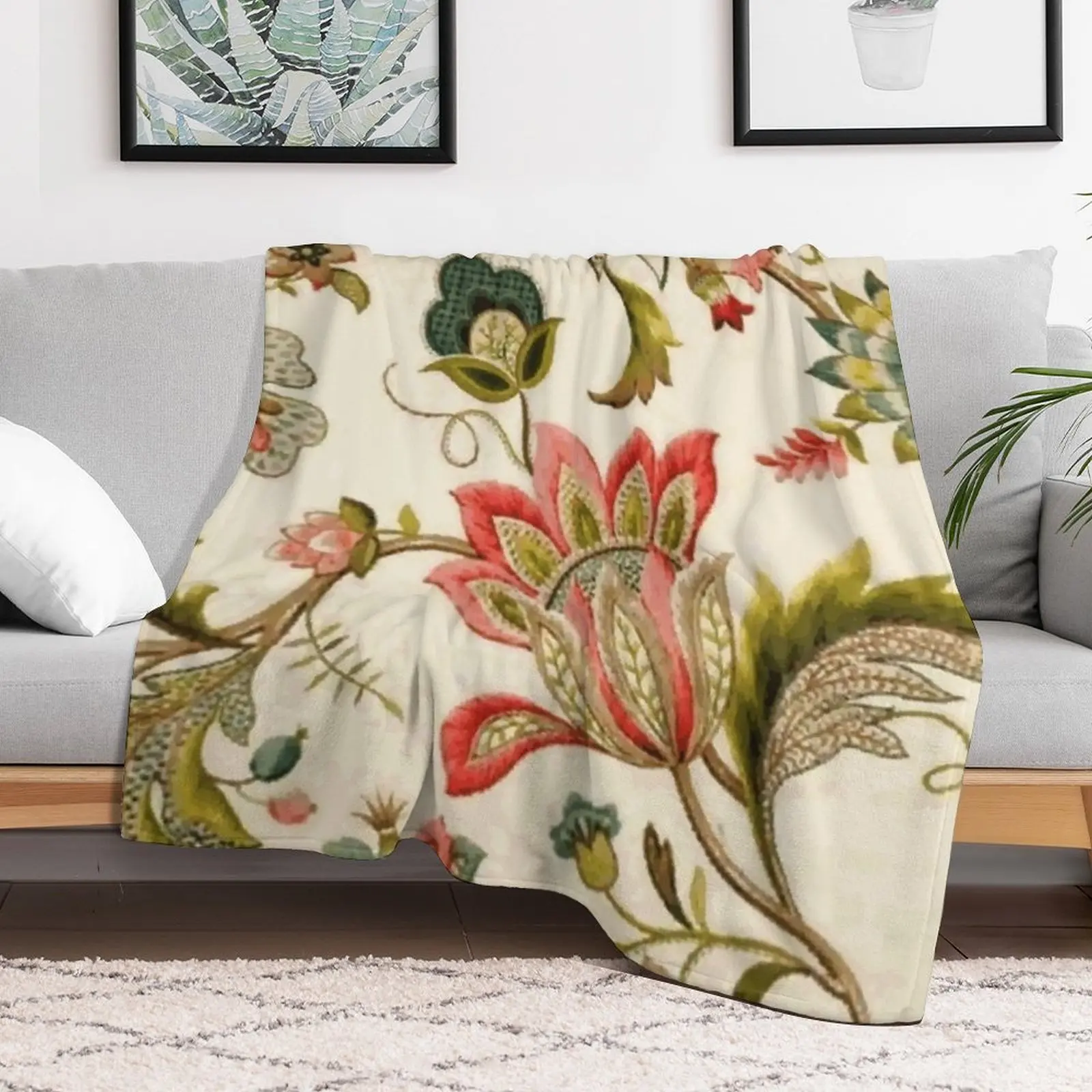 Manta Decorativa com Padrão Fl - Embroidery Vector avaliação e preço