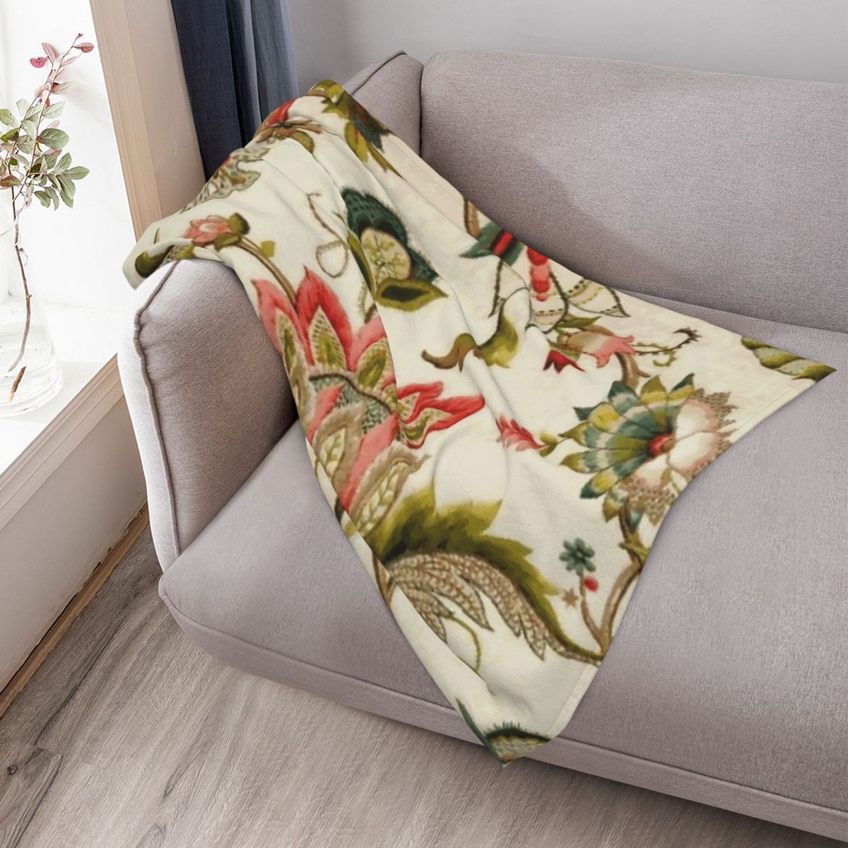 Manta Decorativa com Padrão Fl - Embroidery Vector avaliação e preço