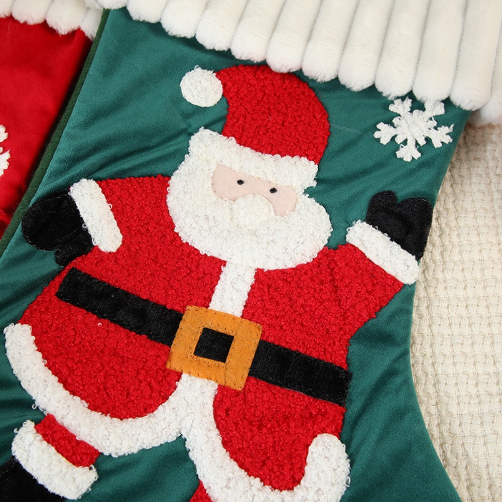 Meia de Natal Bordada Reutiliz - Embroidery Xmas Stocking avaliação e preço