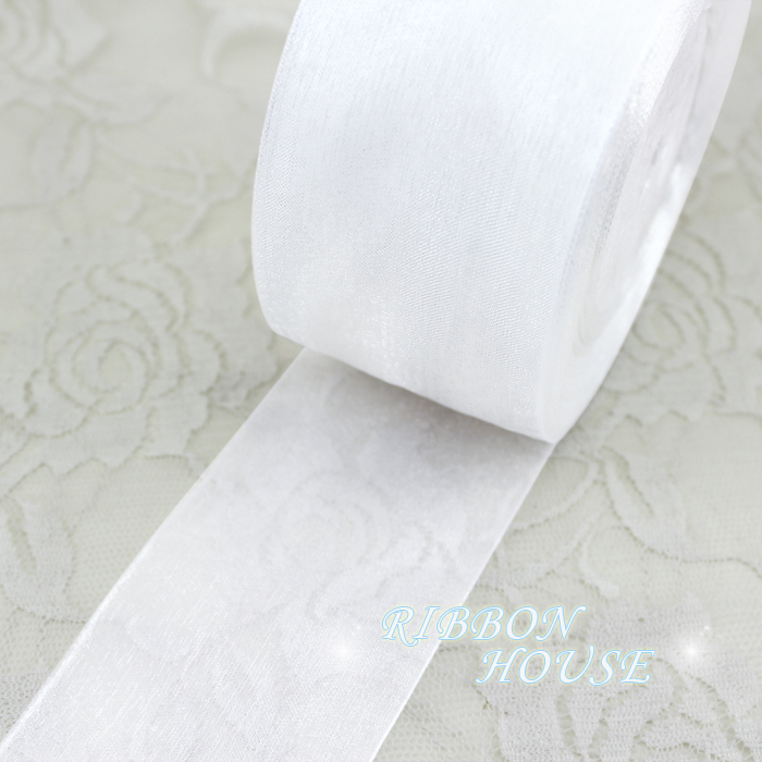 Fitas de Organza Brancas de 2' - Embroidery Xmas avaliação e preço