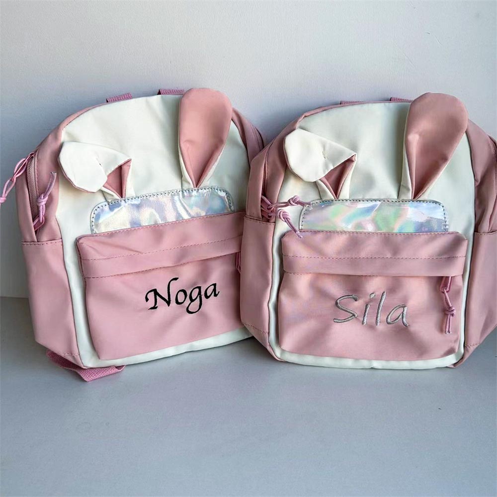 Mochila bordada com orelha de  - Embroidery Xmas avaliação e preço