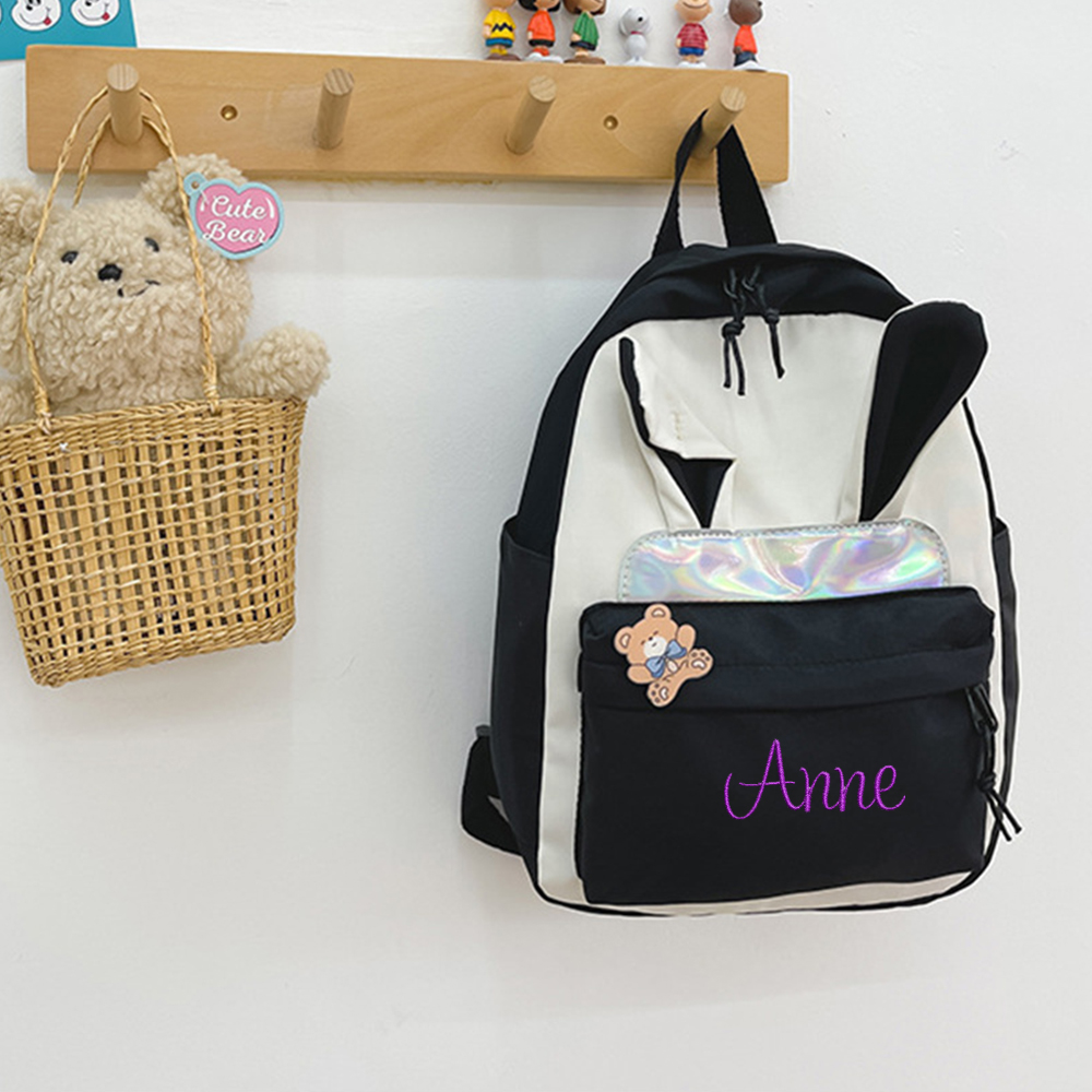 Mochila bordada com orelha de  - Embroidery Xmas avaliação e preço
