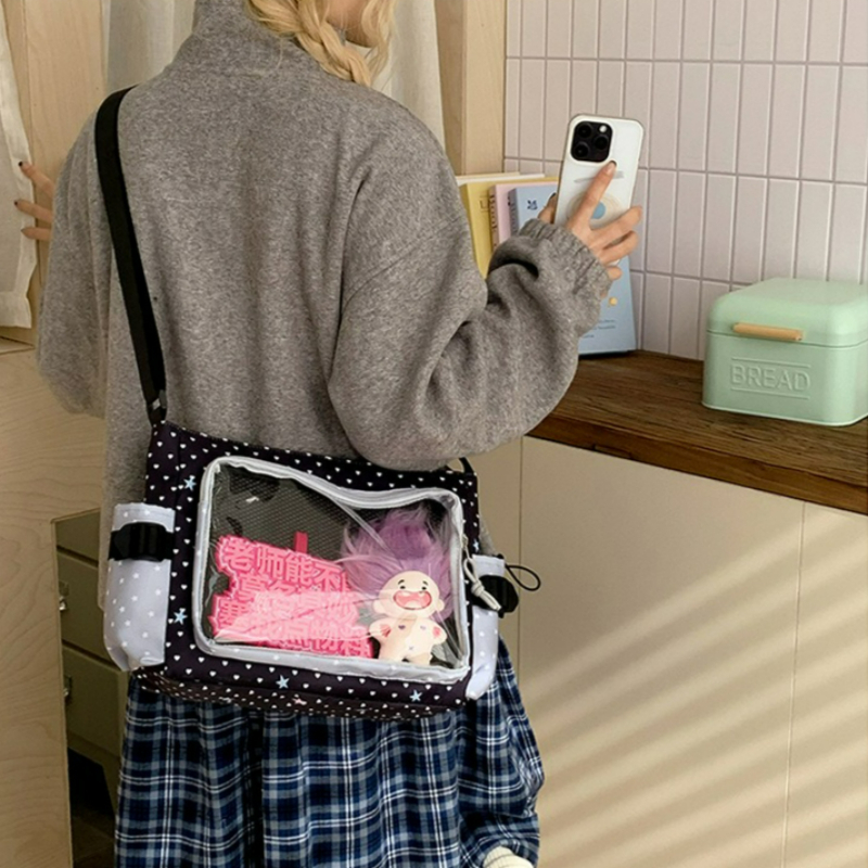 Bolsa de ombro crossbody de bo - Embroidery Texture avaliação e preço