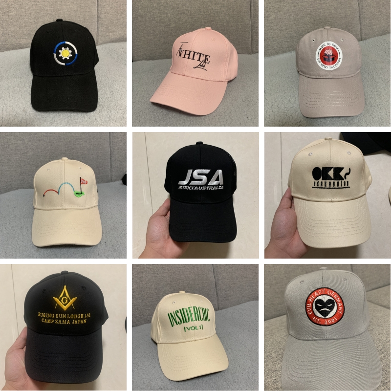 Bonés de beisebol personalizad - Embroidery Design Logo avaliação e preço