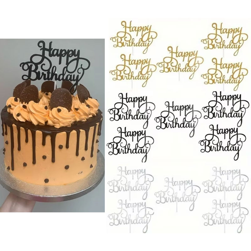 40 peças de Topper de Bolo de  - Embroidery Writing avaliação e preço
