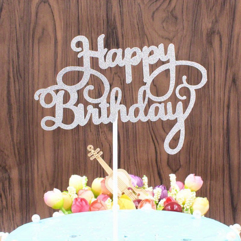 40 peças de Topper de Bolo de  - Embroidery Writing avaliação e preço