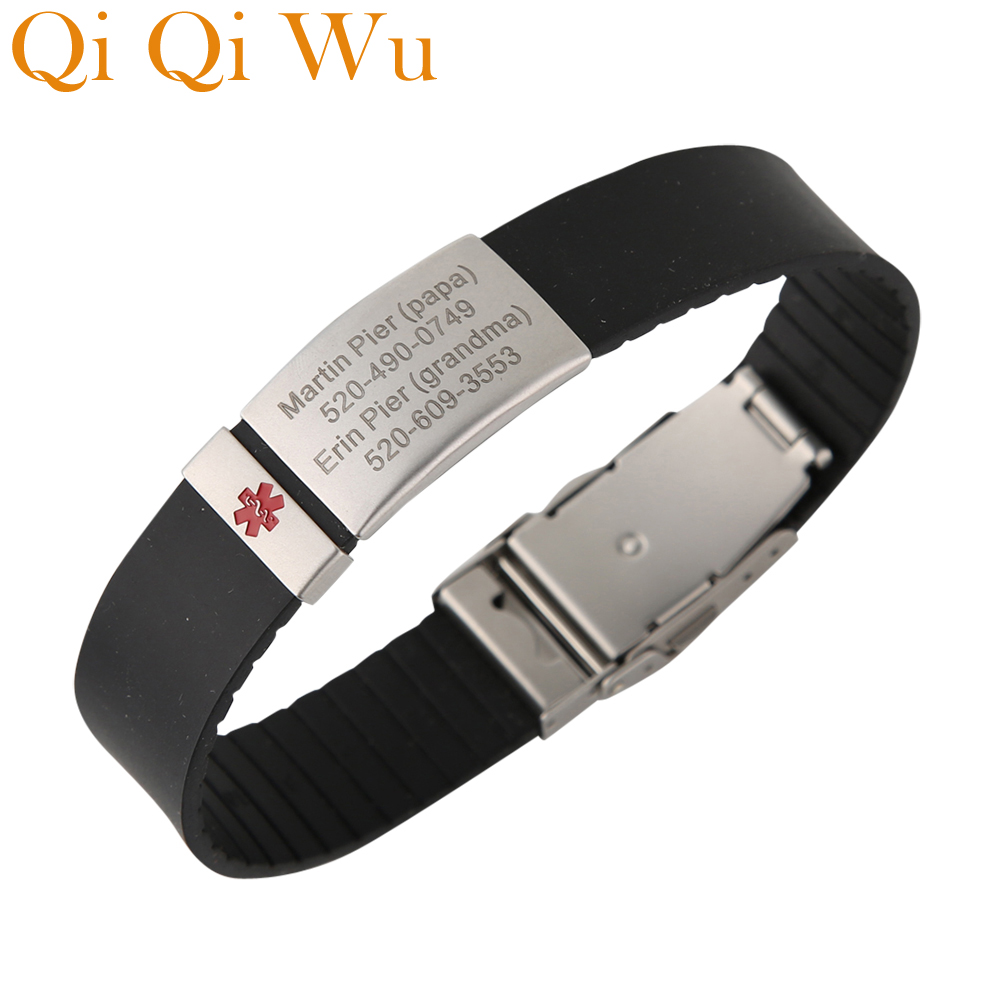 Pulseira Médica Personalizada  - Embroidery Writing avaliação e preço