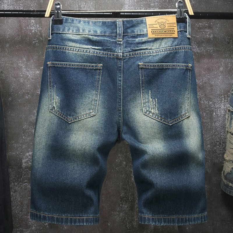 Novos shorts jeans masculinos  - Embroidery On Jeans avaliação e preço