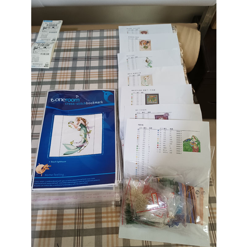 Conjunto de ponto cruz novo di - Embroidery Studio avaliação e preço