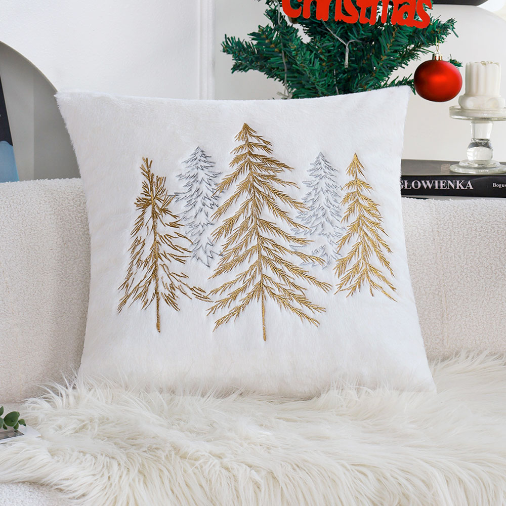 Natal falso pele de coelho cap - Embroidery Xmas avaliação e preço