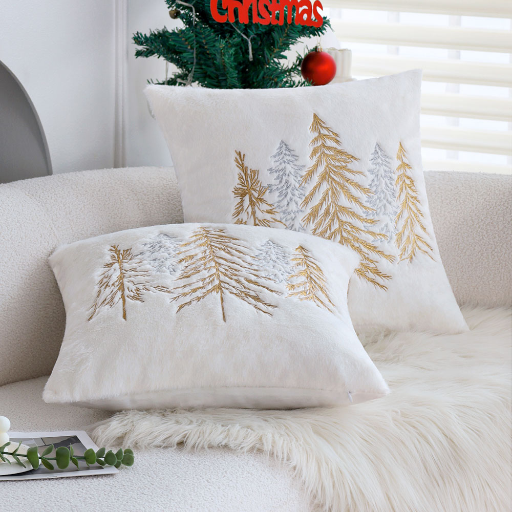 Natal falso pele de coelho cap - Embroidery Xmas avaliação e preço