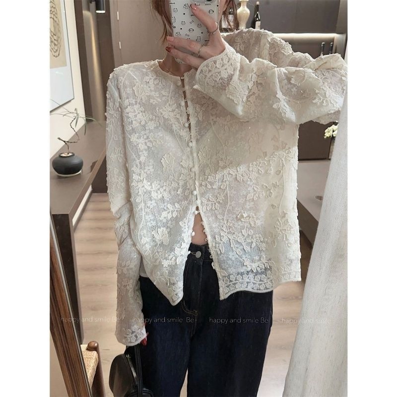 Moda bordada tridimensional ca - Embroidery Cardigan avaliação e preço