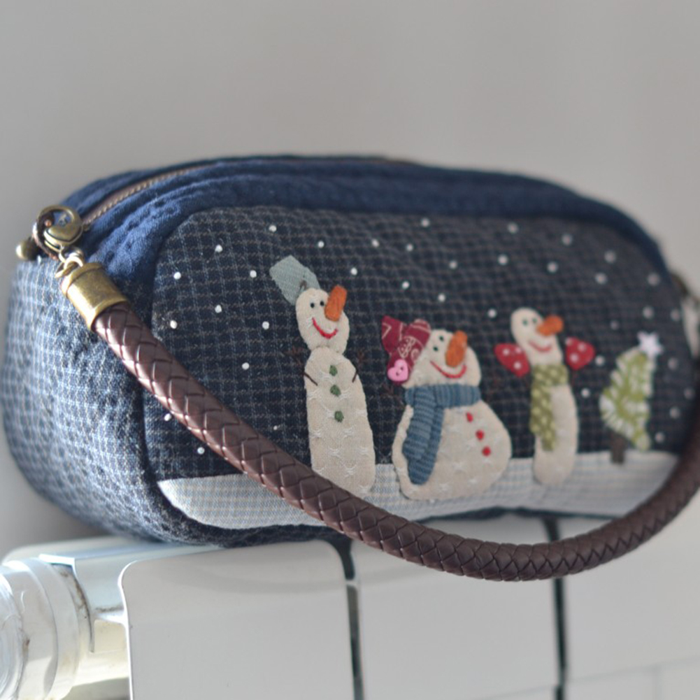 Diy neve bolsa de ombro patchw - Embroidery Xmas Stocking avaliação e preço